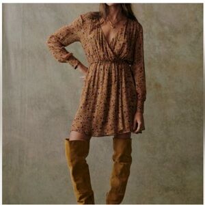 Sezane Barbara Dress 70s Floral - Size 4 / 36